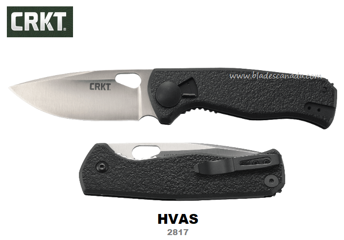 CRKT HVAS Field Strip Folding Knife, 1.4116 Steel, GFN Black, 2817
